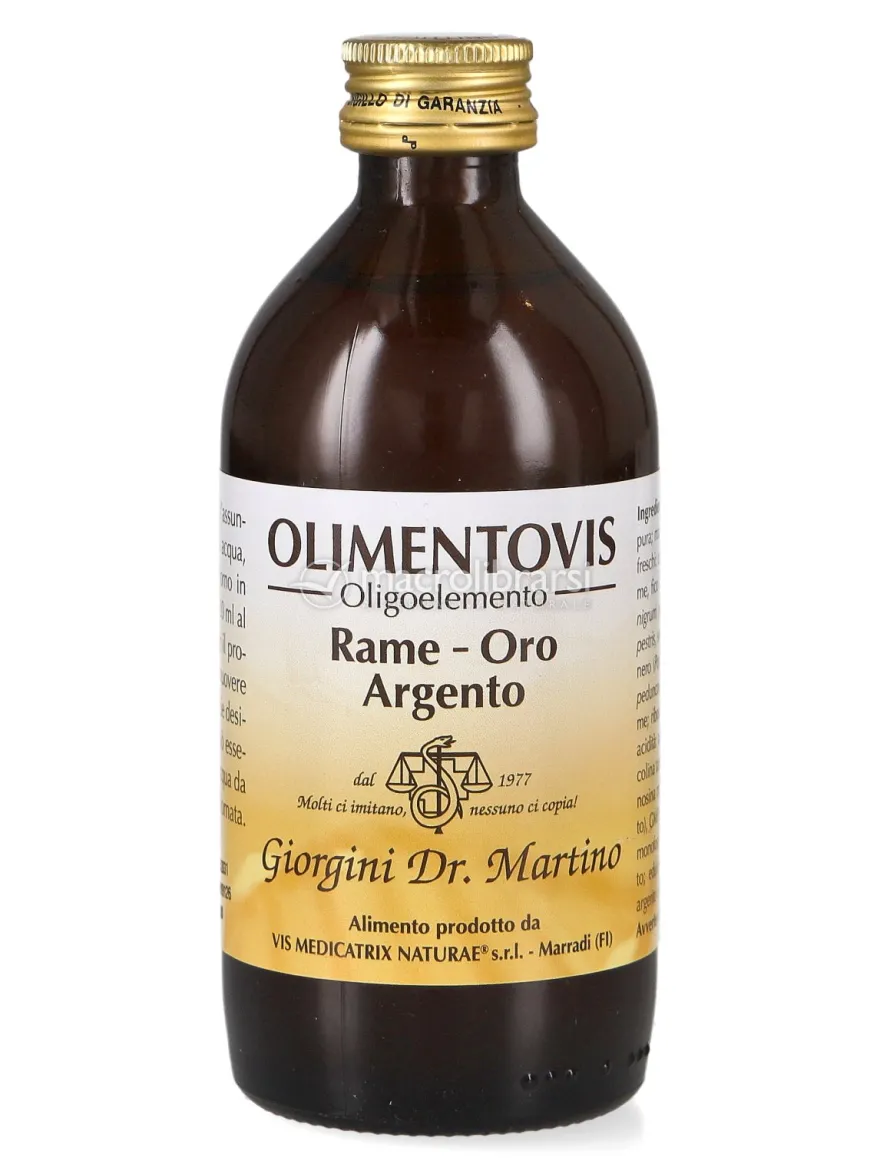 Rame Oro Argento Olimentovis - Liquido Analcolico