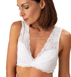 Reggiseno Bralette in Pizzo - Bianco - Taglia 2°
