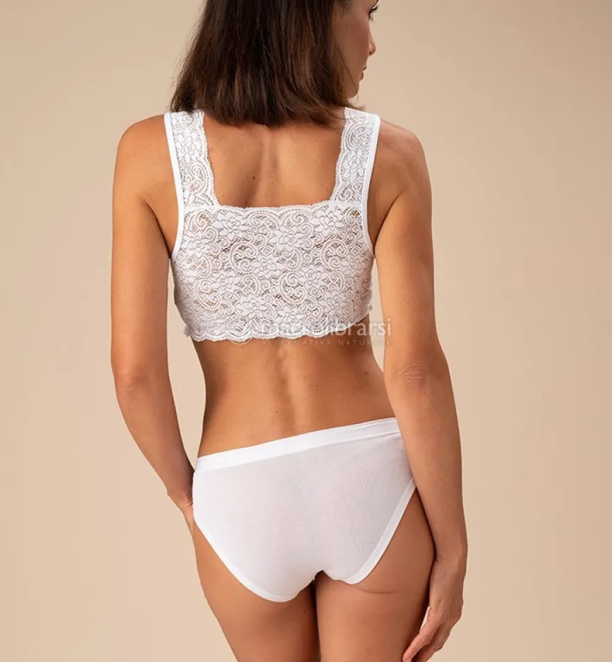 Reggiseno Bralette in Pizzo - Bianco - Taglia 2°