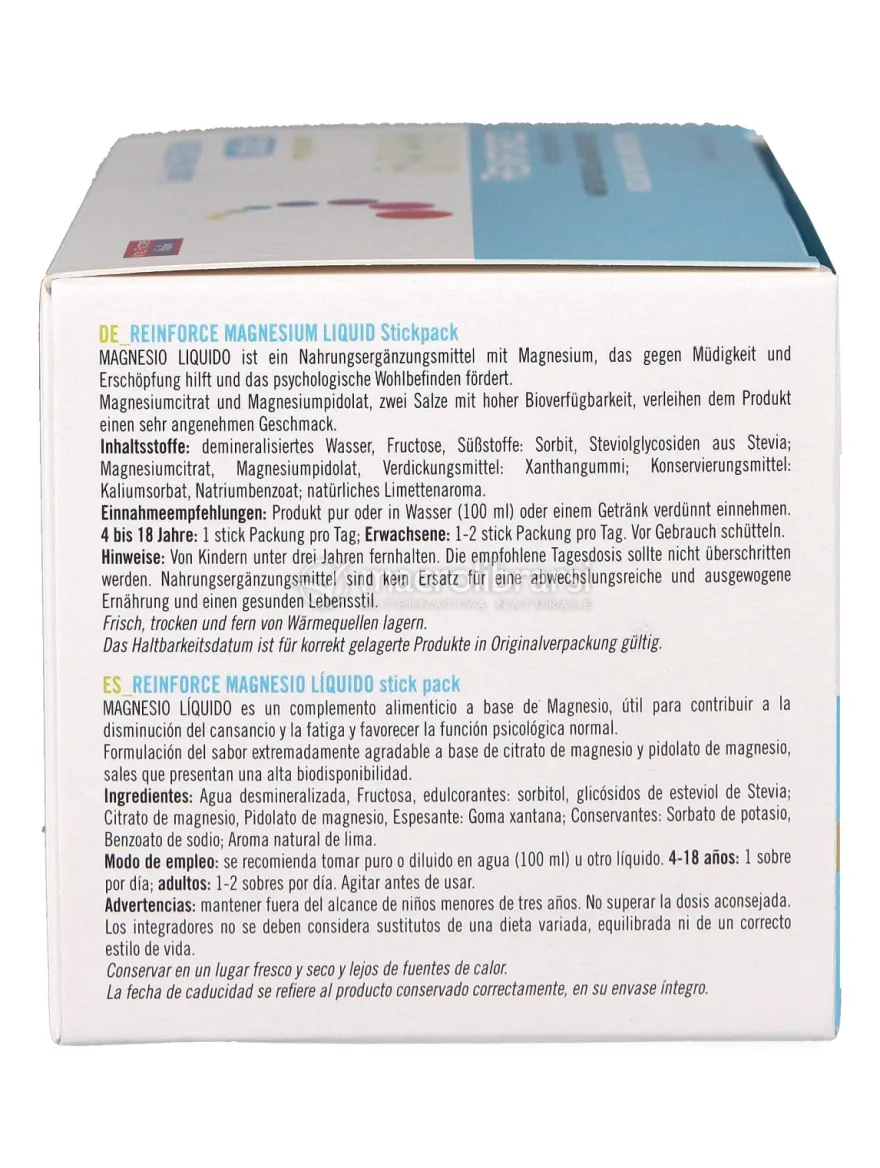 Reinforce - Magnesio Liquido - 20 Stick