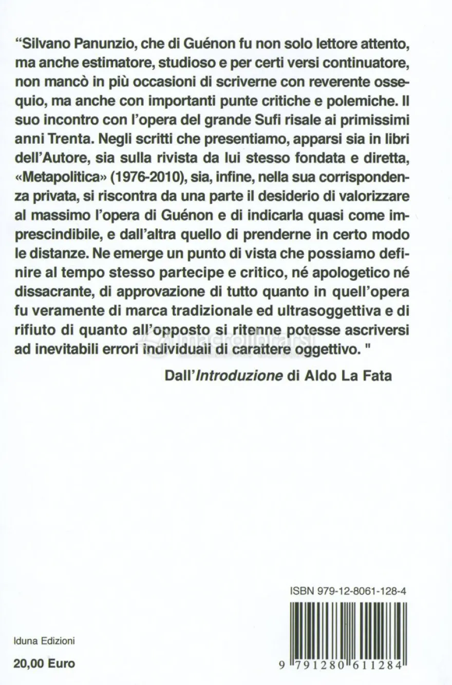 Rene' Guenon e la Crisi del Mondo Moderno
