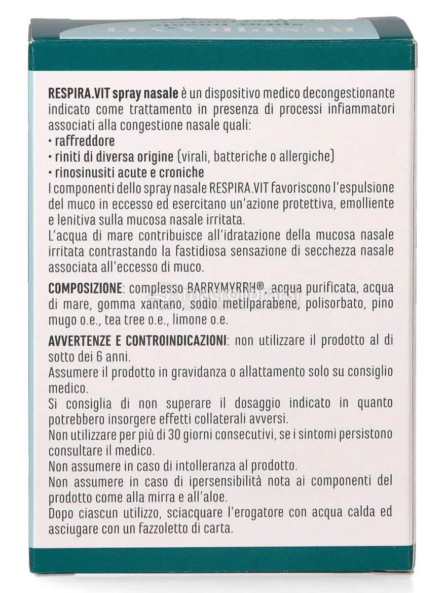 Respira. Vit - Spray Nasale Ipertonico