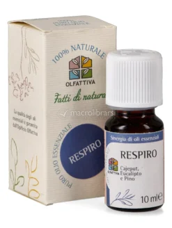 Respiro - Sinergia di Oli Essenziali - Cajeput, Eucalipto e Pino