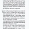 Riassunto di Metafisica Integrale