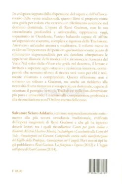 Riflessioni Dottrinali alla Luce dell'Opera di René Guénon