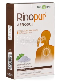 Rinopur Aerosol Monodose - Soluzione Ipertonica - 10 Fiale