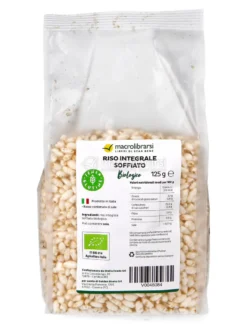Riso Integrale Soffiato Biologico Italiano