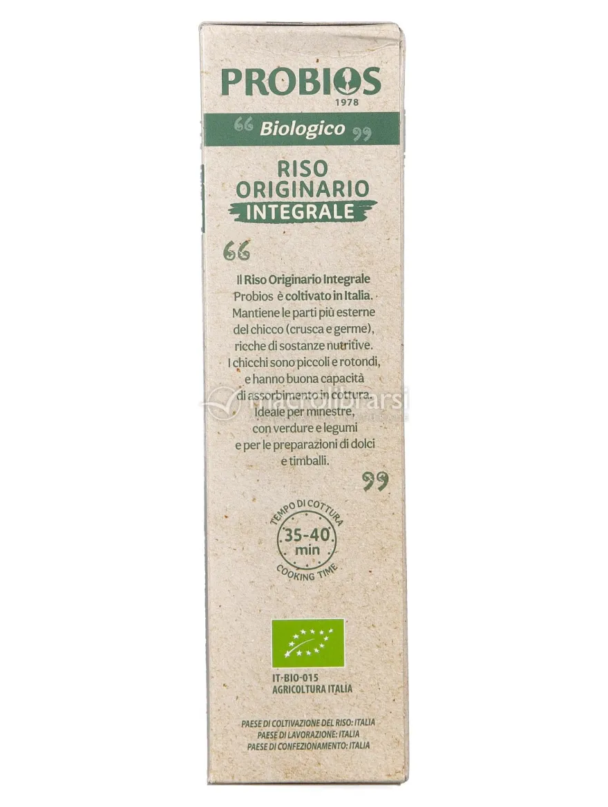 Riso Originario Integrale Biologico