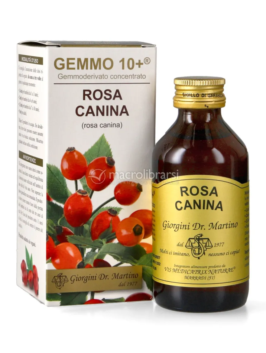 Rosa Canina Gemmoderivato Concentrato - Gemmo 10+ ®- 100 ml