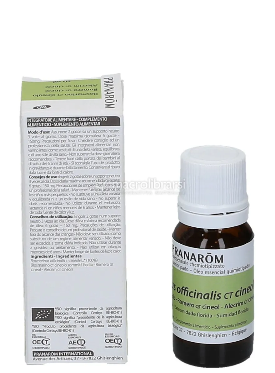 Rosmarino Ct Cineolo - Olio Essenziale Bio