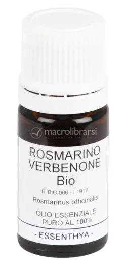 Rosmarino Verbenone Bio - Olio Essenziale Puro - 5 ml