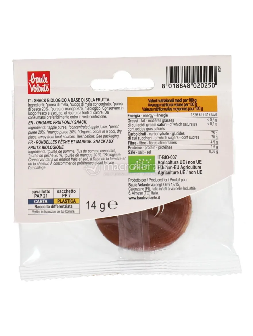 Rotella Pesca e Mango Biologica