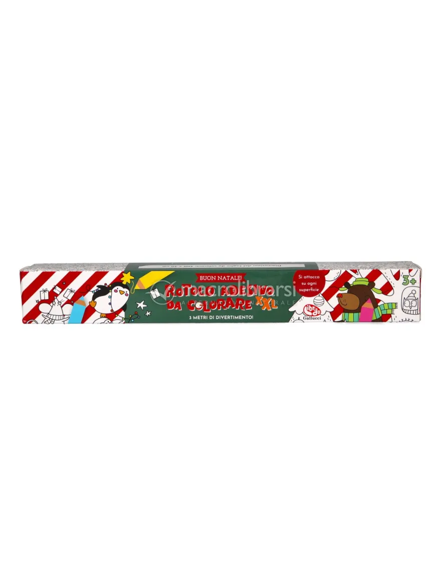 Rotolo Adesivo da Colorare - Natale