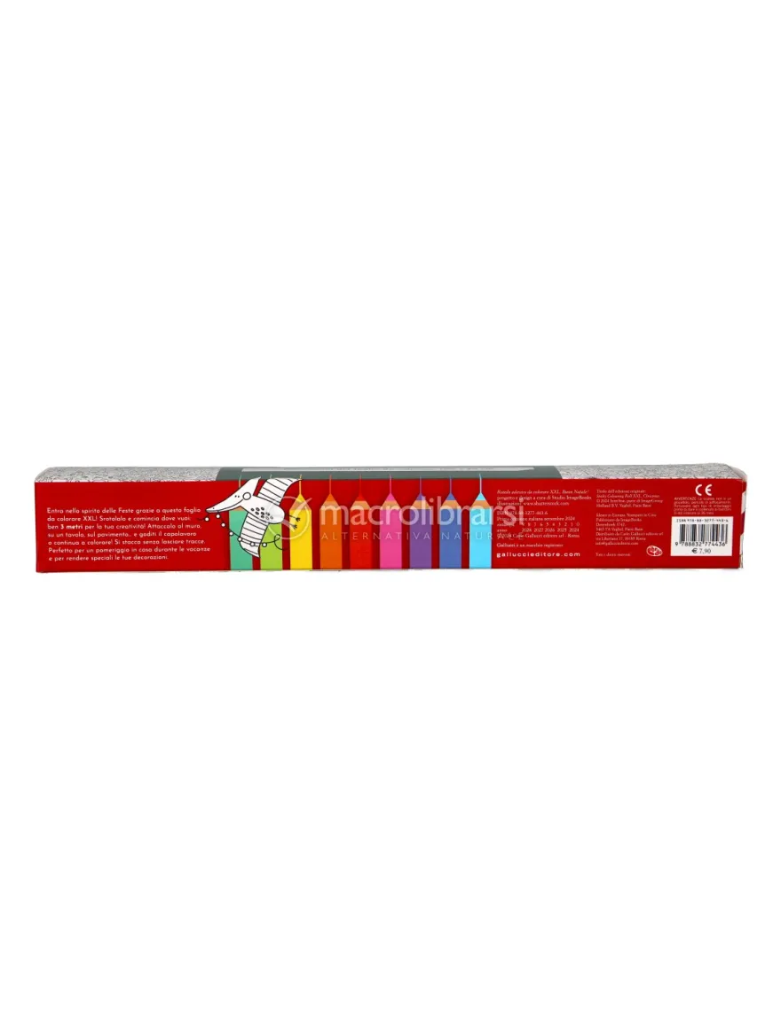 Rotolo Adesivo da Colorare - Natale