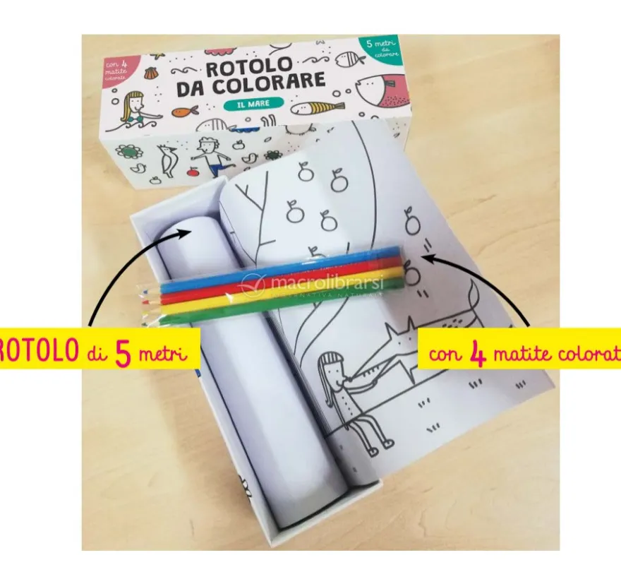 Rotolo da Colorare - Il Mare
