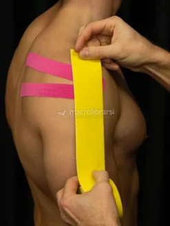 Rotolo Taping Elastico® - Tape Kinesiologico per Muscoli e Articolazioni 5 cm x 5 metri Rosa Chiaro