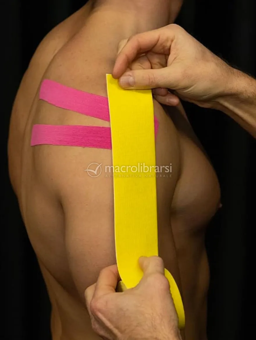 Rotolo Taping Elastico® - Tape Kinesiologico per Muscoli e Articolazioni 5 cm x 5 metri Rosa Chiaro