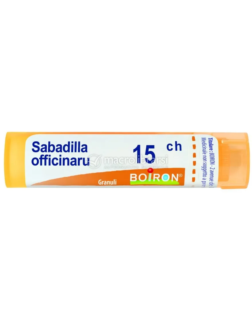 Sabadilla Officinarum 15CH Granuli Boiron