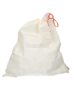 Sacchetti Frutta e Verdura Riutilizzabili in Cotone - Taglia L - 5 Sacchetti