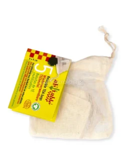 5 Sacchetti in Cotone Bio per il Thè