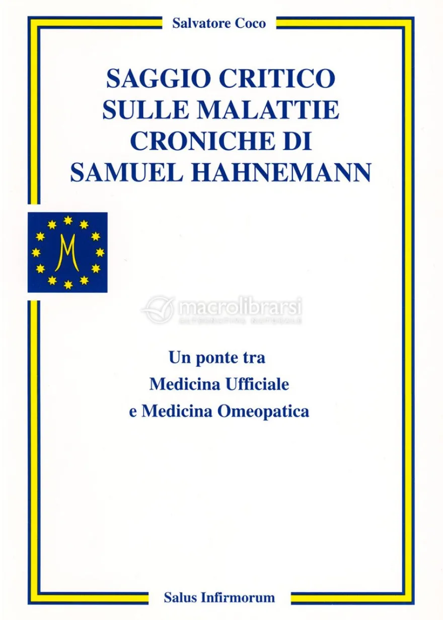 Saggio Critico sulle Malattie Croniche di Samuel Hahnemann