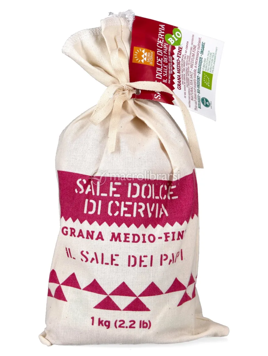 Sale di Cervia Medio Fino in Sacchetto di Cotone