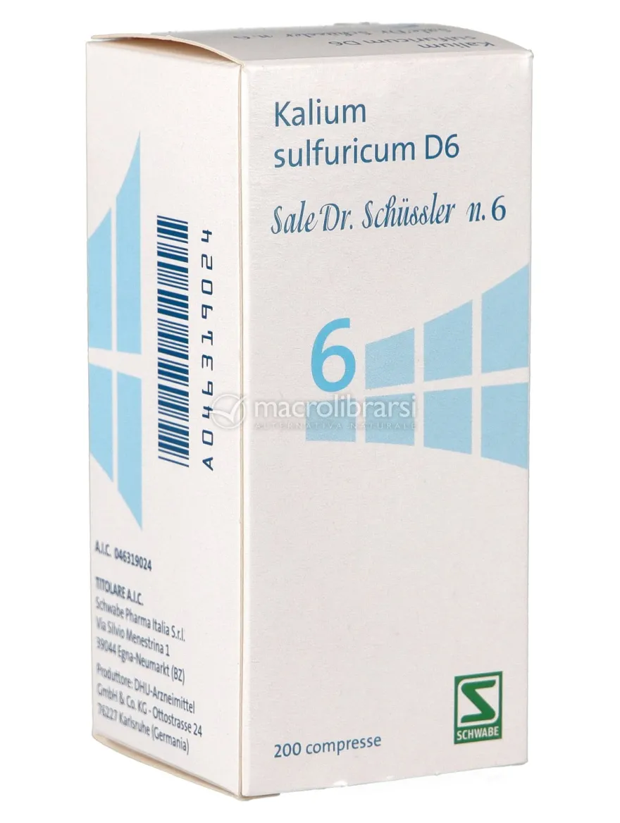Sale Dr.Schüssler N.6 - Kalium Sulfuricum D6