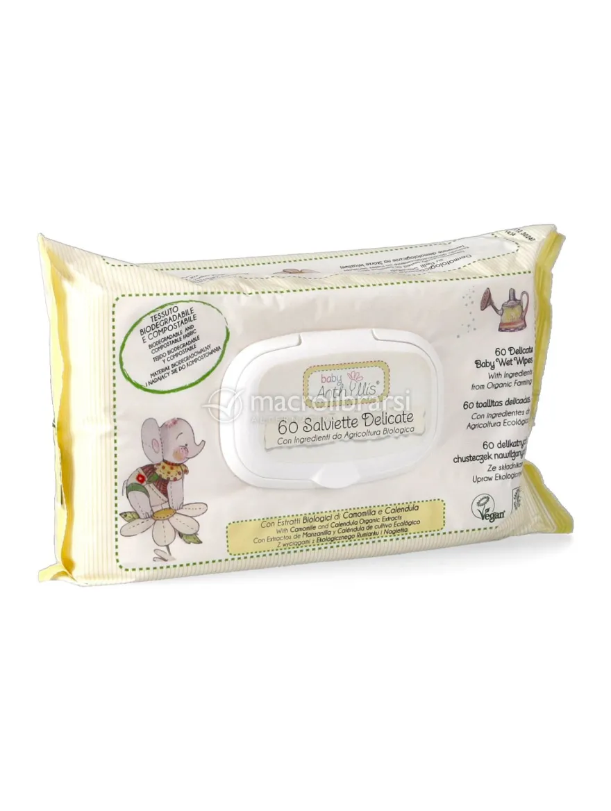 60 Salviette Delicate Umidificate Baby Anthyllis