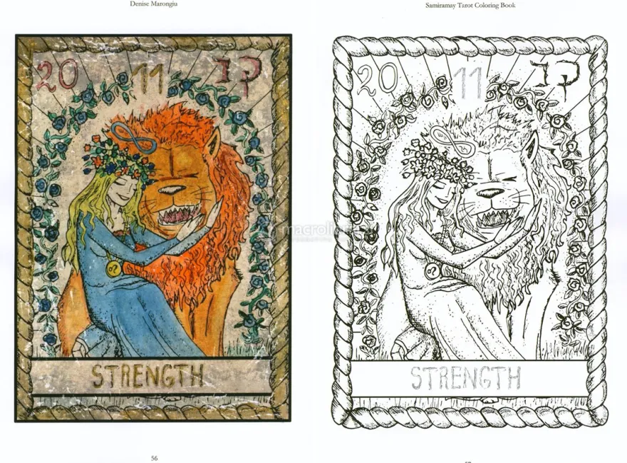 Samiramay Tarot - Coloring Book
