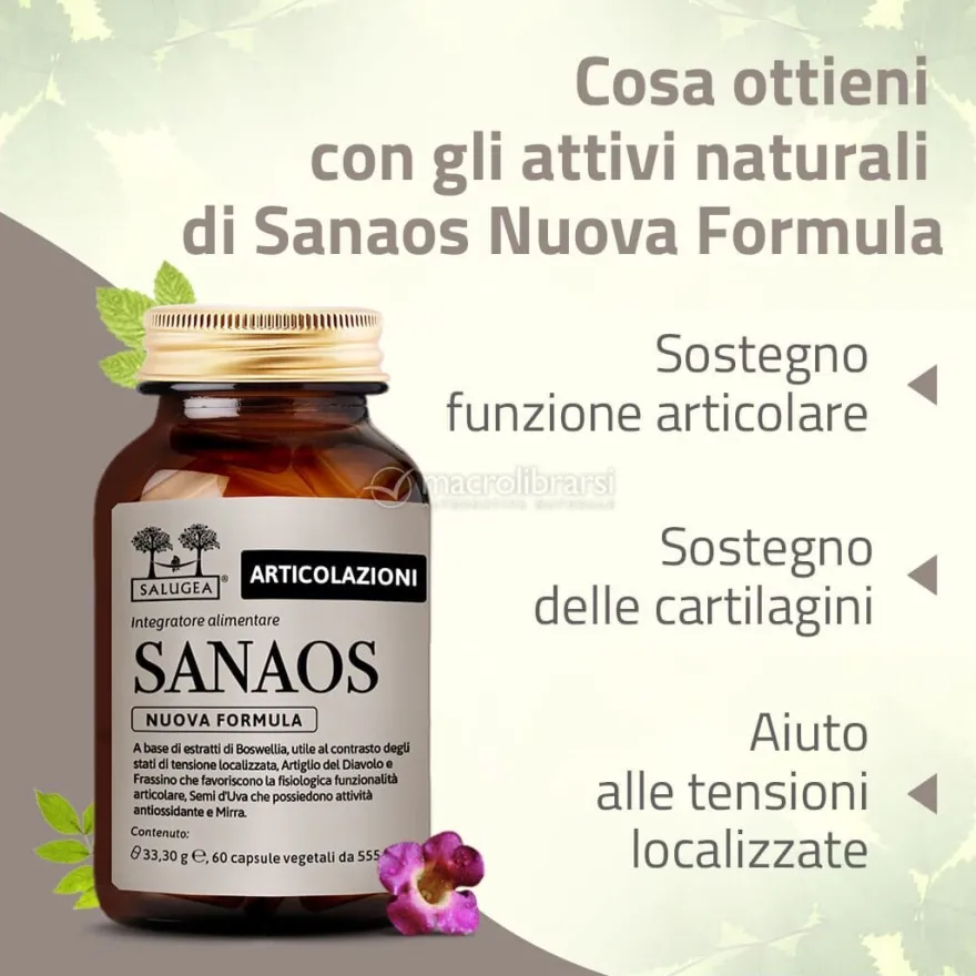 Sanaos Nuova Formula – Integratore Ossa e Articolazioni