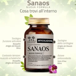 Sanaos Nuova Formula – Integratore Ossa e Articolazioni