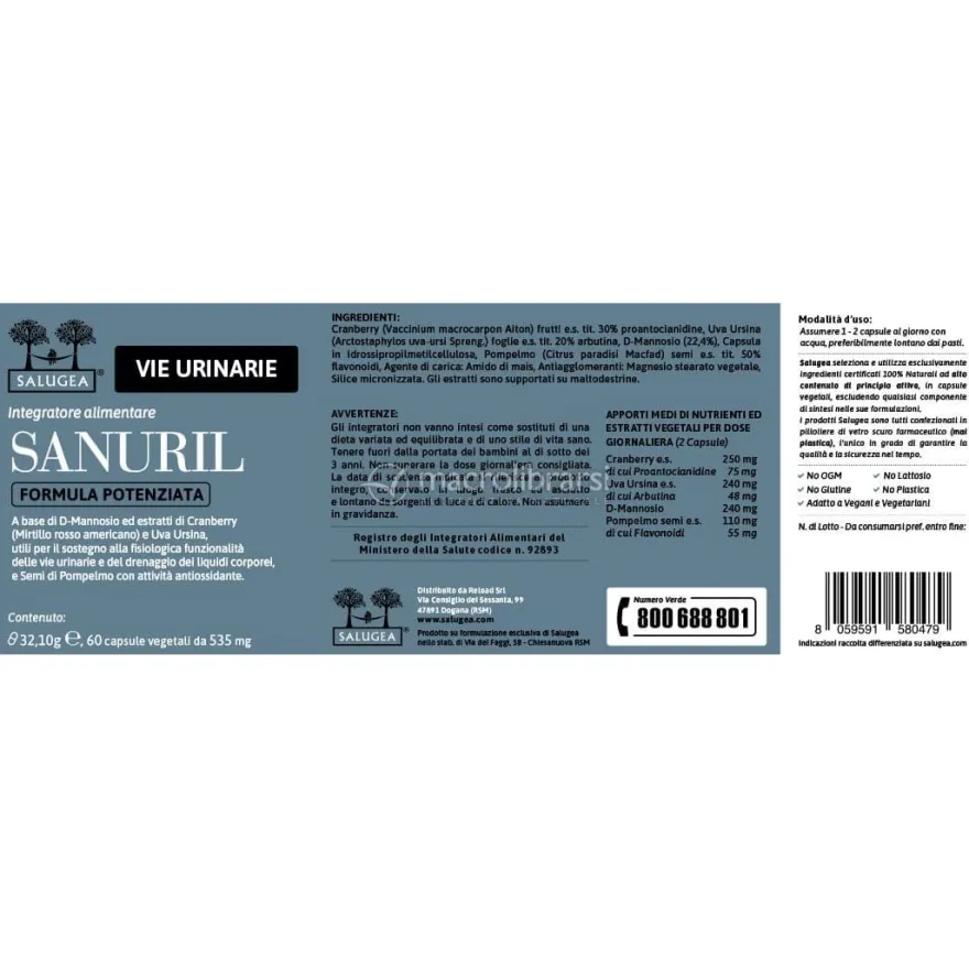 Sanuril - Formula Potenziata