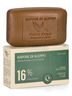 Sapone di Aleppo all'Olio di Alloro 16% - 100g