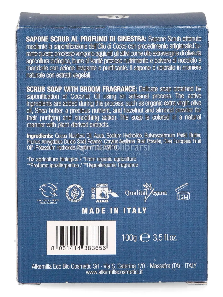 Sapone Scrub al Profumo di Ginestra