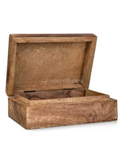 Scatola per Tarocchi in Legno di Mango Sbiancato - Fiore della Vita