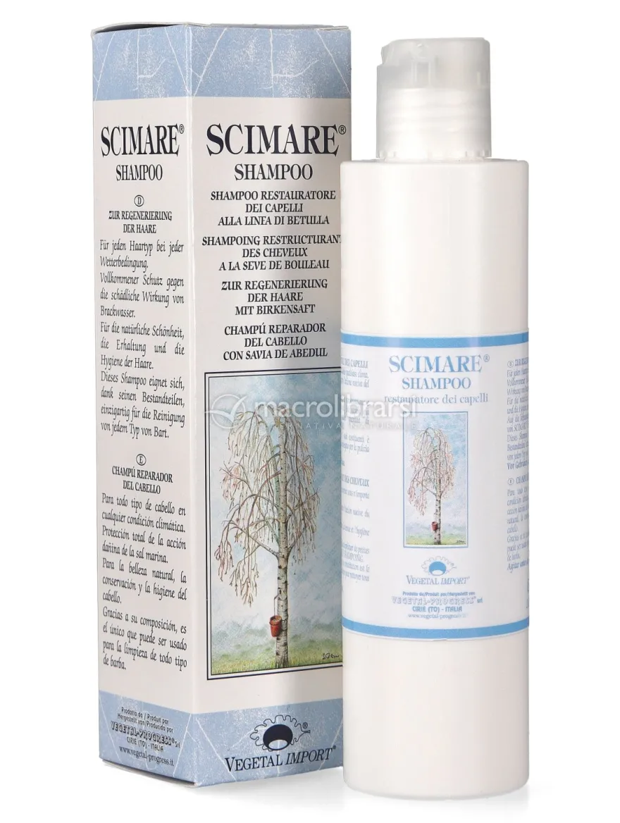 Scimare Shampoo - Restauratore dei Capelli alla Linfa di Betulla