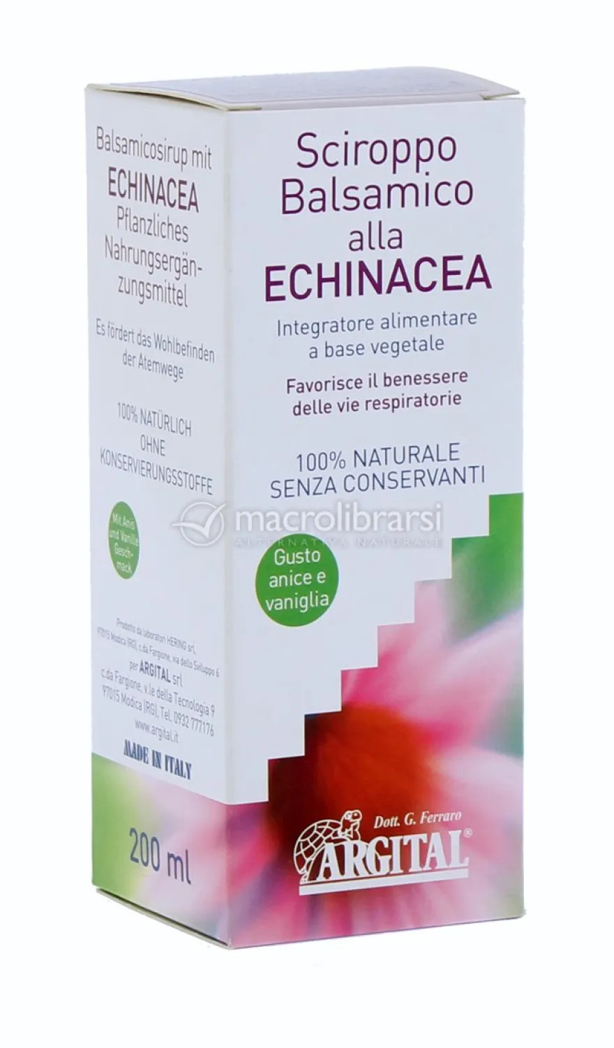 Sciroppo Balsamico all'Echinacea
