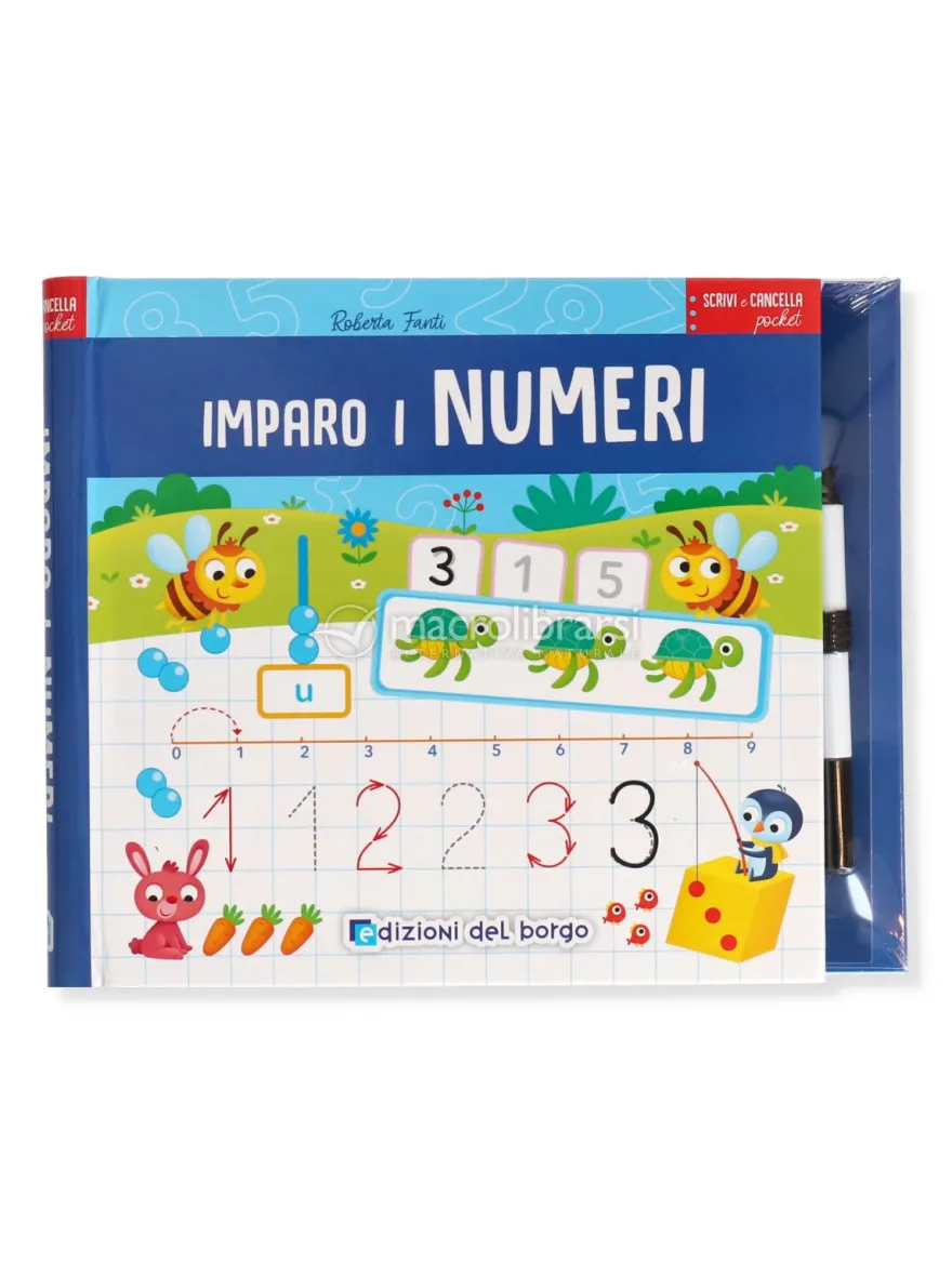 Scrivi e Cancella Pocket - Imparo i Numeri