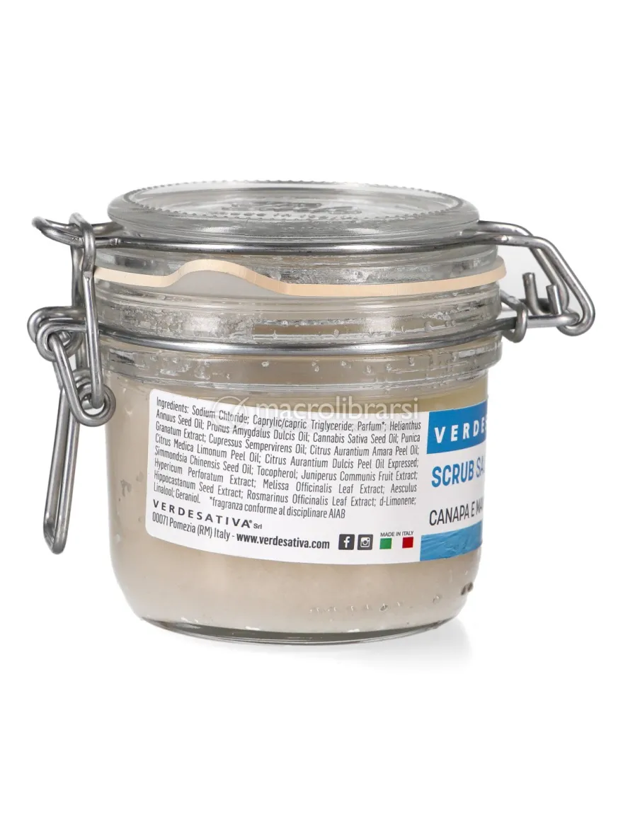 Scrub Corpo Sale Marino, Canapa e Mandorle