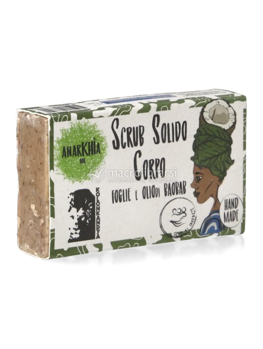 Scrub Corpo Solido - Foglie e Olio di Baobab