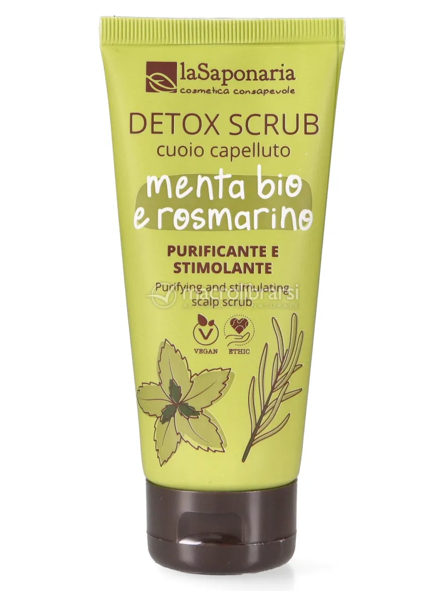 Scrub Cuoio Capelluto Detox - Menta Bio e Rosmarino