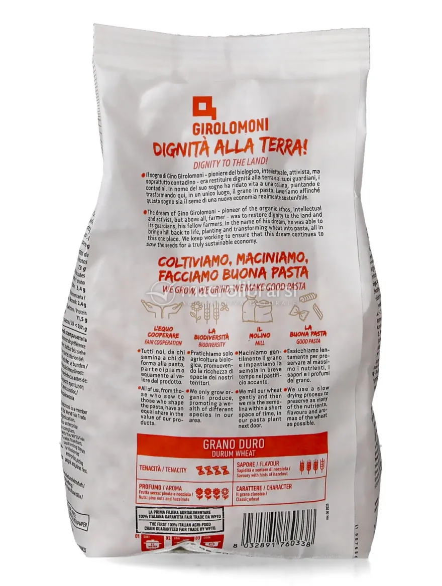 Sedanini di Grano Duro Bio