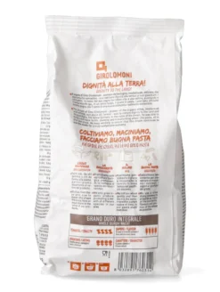 Sedanini Integrali di Grano Duro Bio