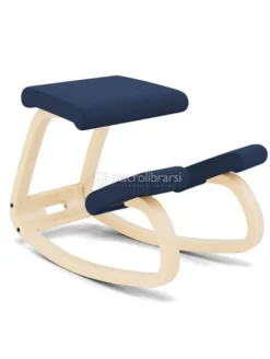 Sedia Variable™ Soft in Legno Chiaro - Blu Tonal 66286