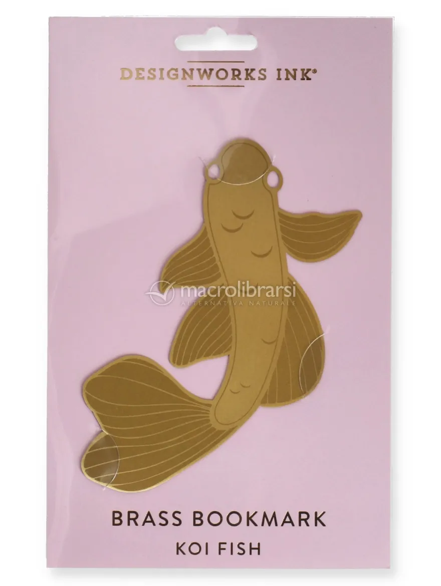 Segnalibro in Ottone - Carpa Koi