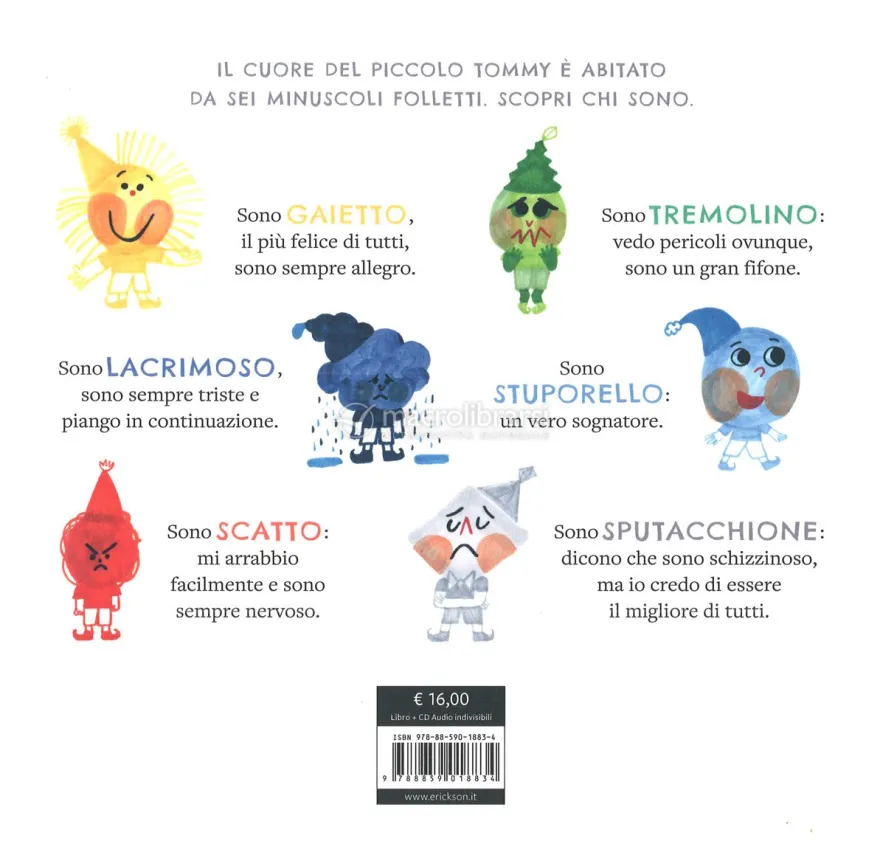 Sei Folletti nel Mio Cuore - 3/6 Anni con CD Audio