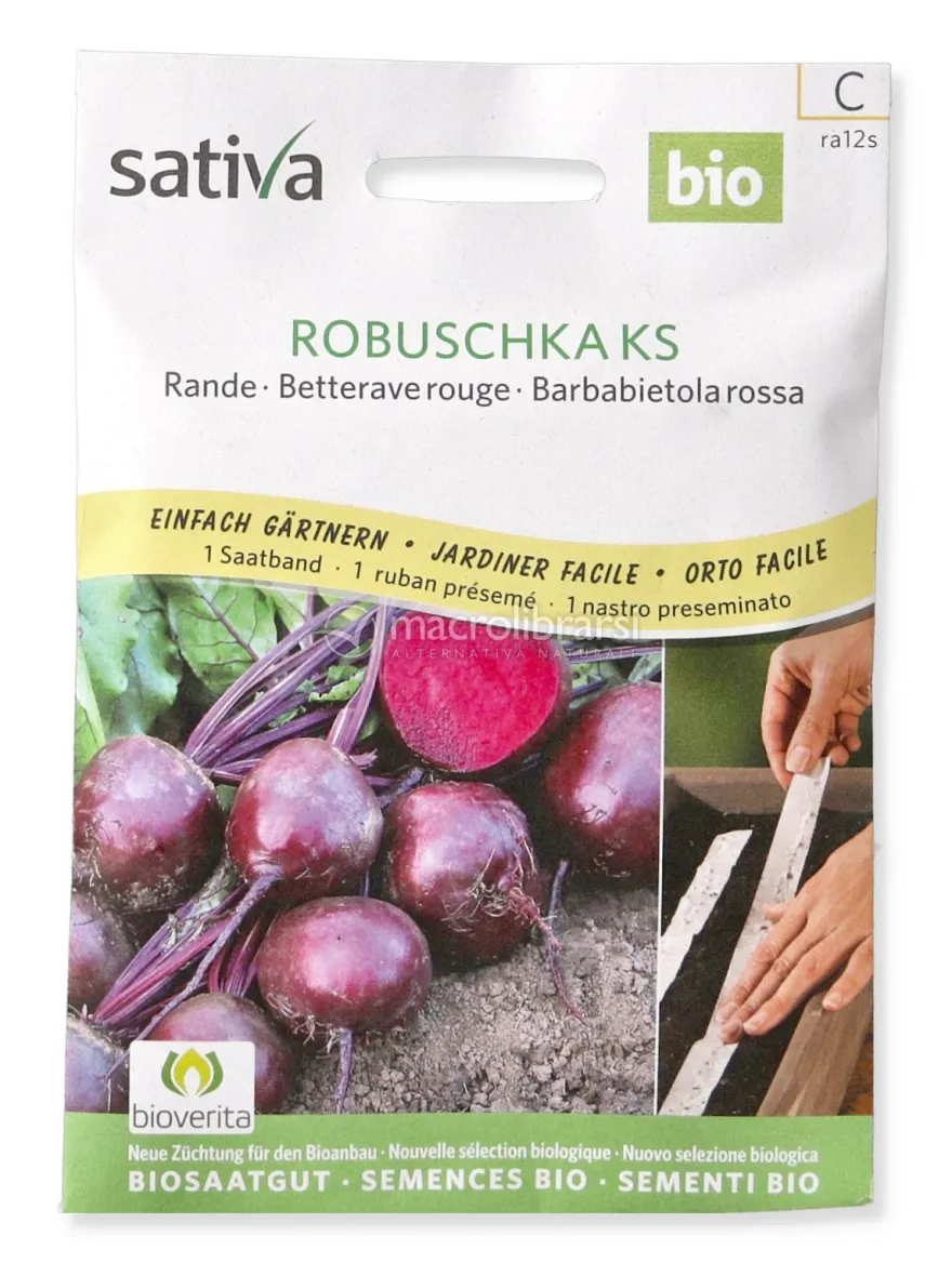 Semi di Barbabietola Rossa Robuschka - Nastro Preseminato