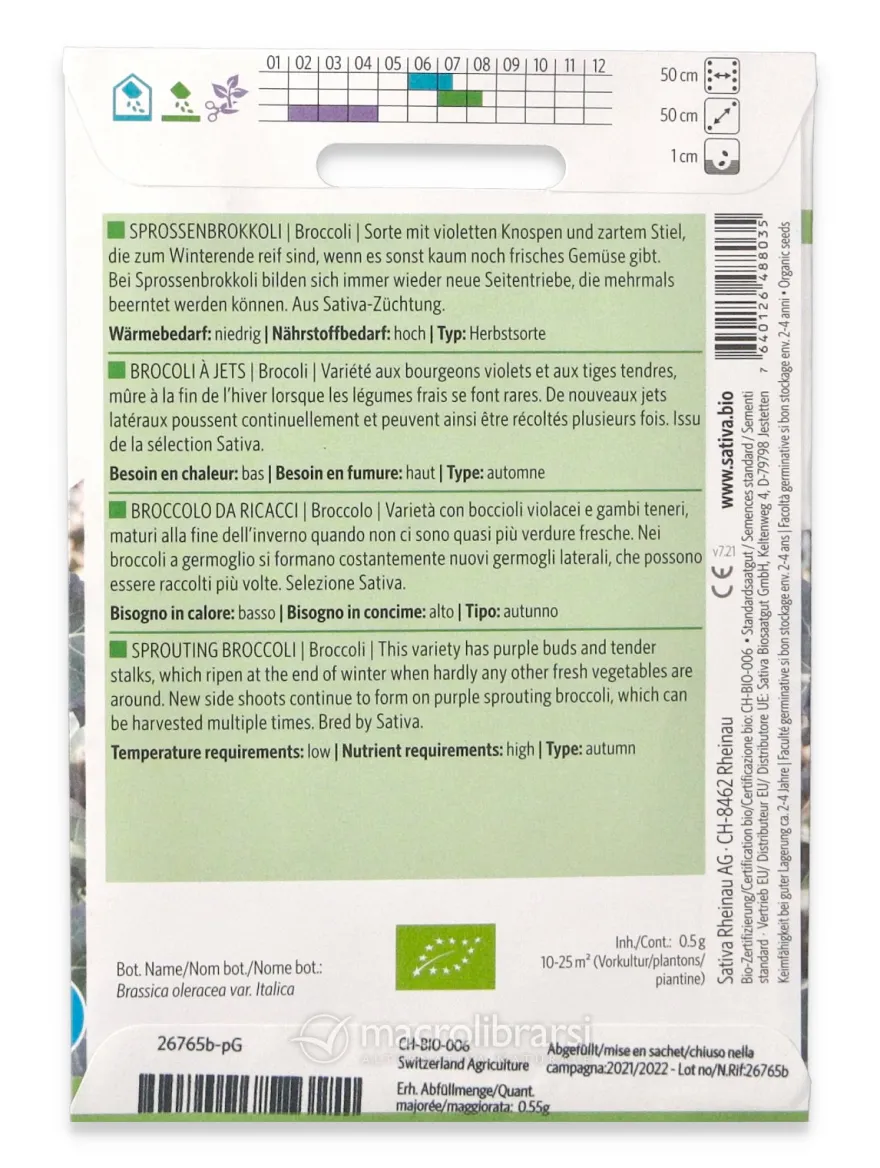 Semi di Broccolo da Ricacci Bio
