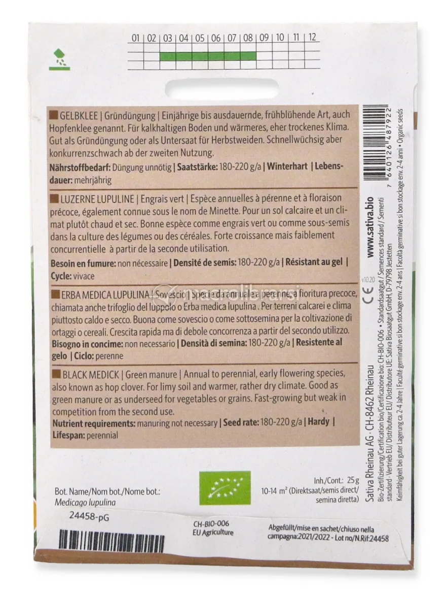 Semi di Erba Medica Lupulina