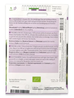 Semi di Erbe Aromatiche Bio - Trigonella Blu